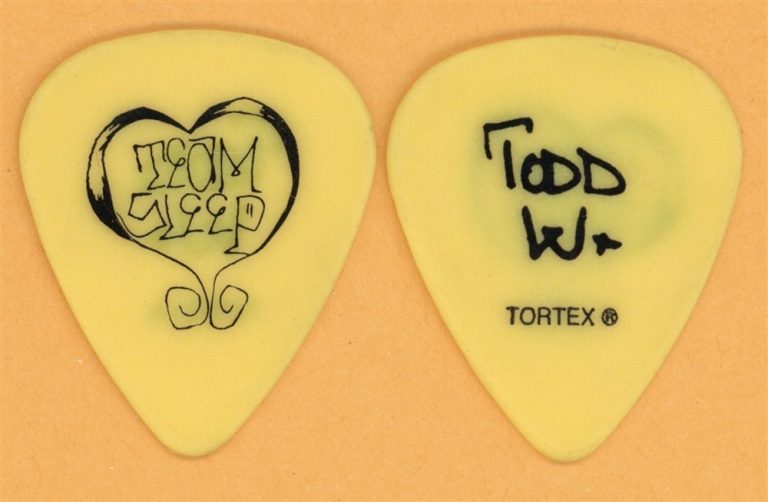 Team Sleep Todd Wilkinson Deftones Vintage Guitar Pick - 2007 Tour