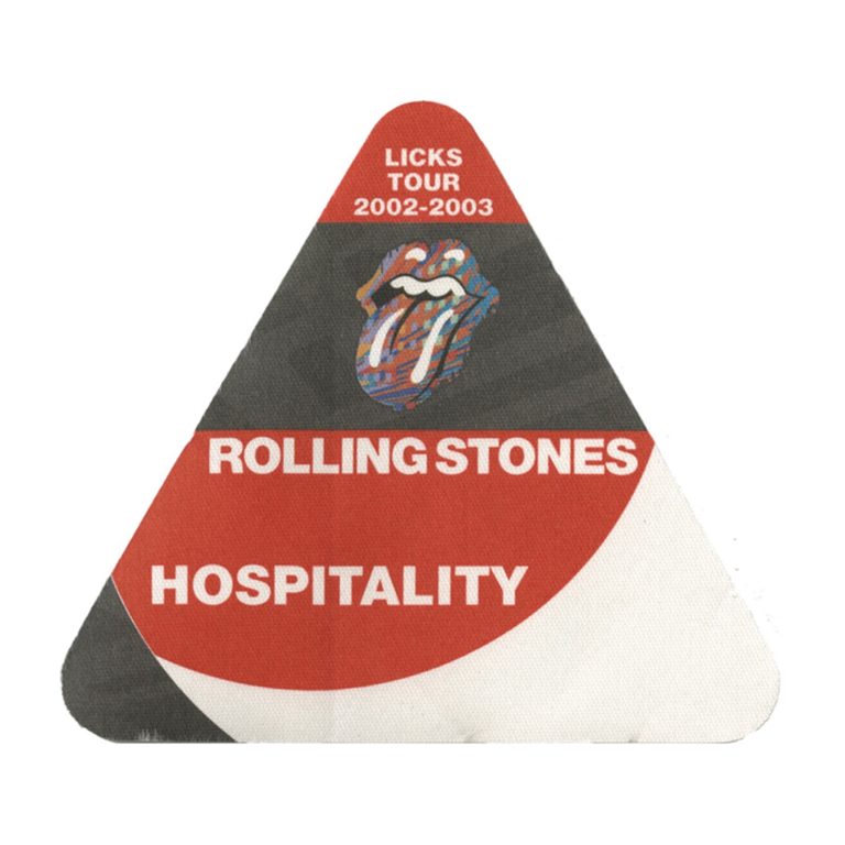 Rolling Stones 2002 Licks Concert Tour Hospitality Backstage Pass