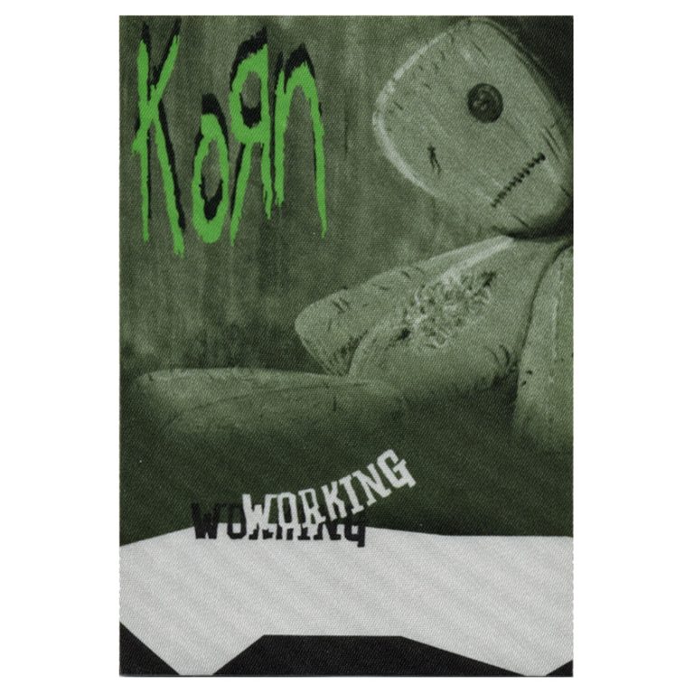 Korn 2000 Issues Concert Tour Working Backstage Pass
