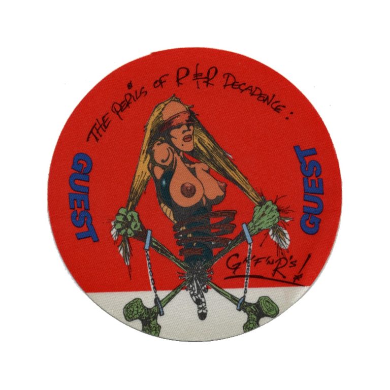 Guns N Roses 1993 Use Your Illusion Concert Tour Guest Backstage Pass