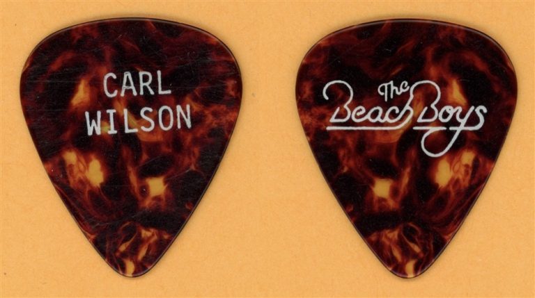 Beach Boys Carl Wilson Vintage Guitar Pick - 1982 US Tour