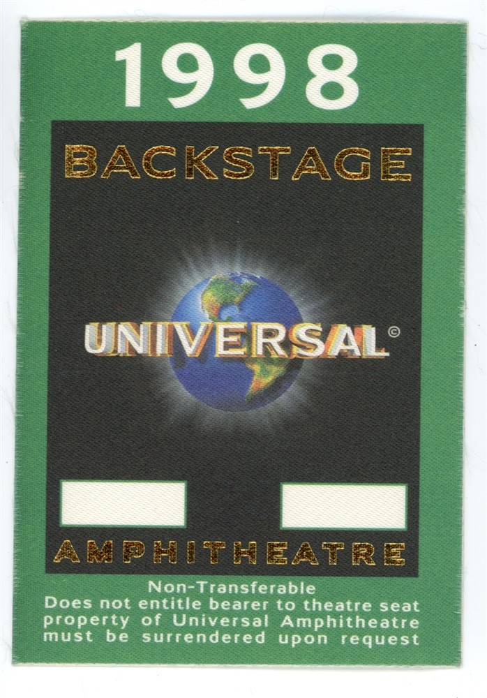 Universal 1998 Backstage Amphitheater Green Pass