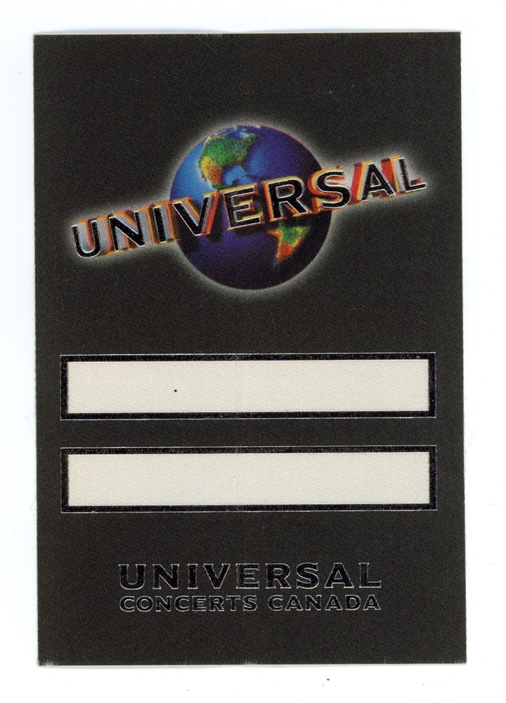 Universal 1998 Canada Backstage Amphitheater Black Pass
