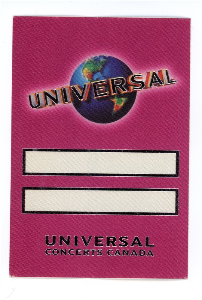 Universal 1998 Canada Backstage Amphitheater Burgundy Pass
