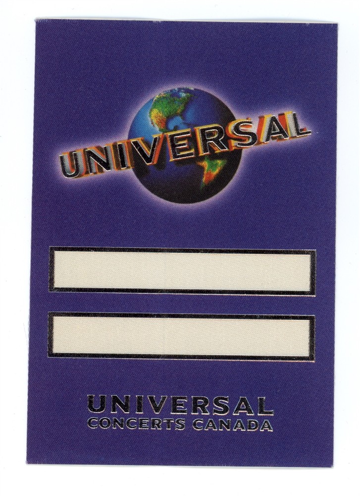Universal 1998 Canada Backstage Amphitheater Blue Pass