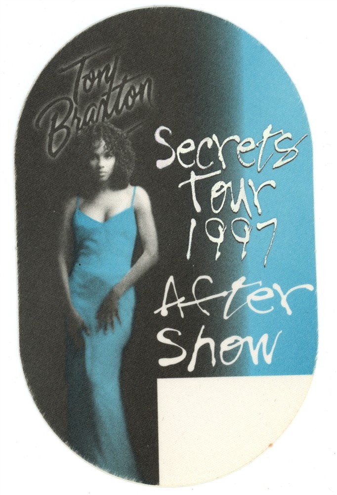 Toni Braxton 1997 Secrets Concert Tour After Show Backstage Pass