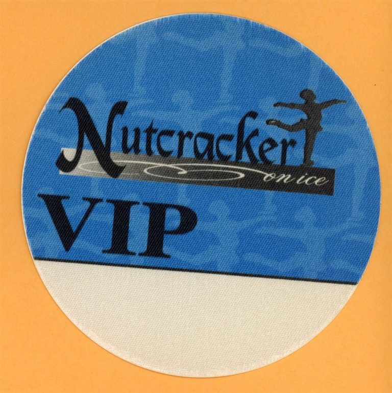 Nutcracker on Ice VIP Vintage Satin Backstage Pass - 1995 Tour