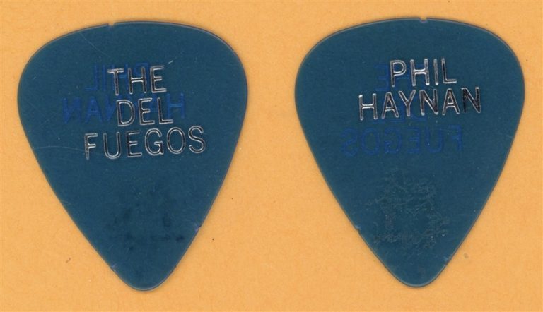 The Del Fuegos Phil Haynan Vintage Guitar Pick - 1987 Stand Up Tour