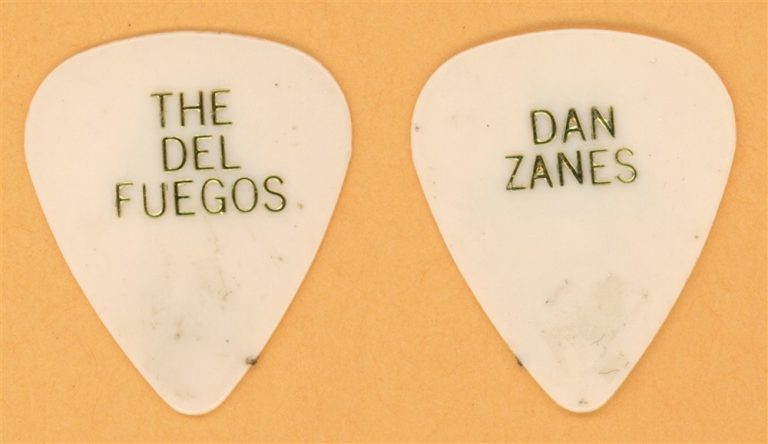 The Del Fuegos Dan Zanes Vintage Guitar Pick - 1987 Stand Up Tour