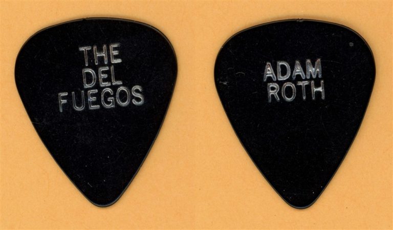 The Del Fuegos Adam Roth Vintage Guitar Pick - 1987 Stand Up Tour