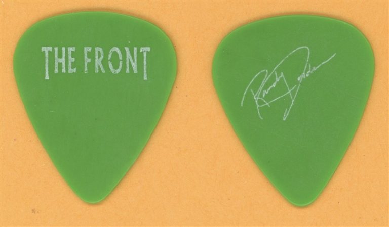 The Front Randy Jordan Vintage Guitar Pick - 1989 US Tour