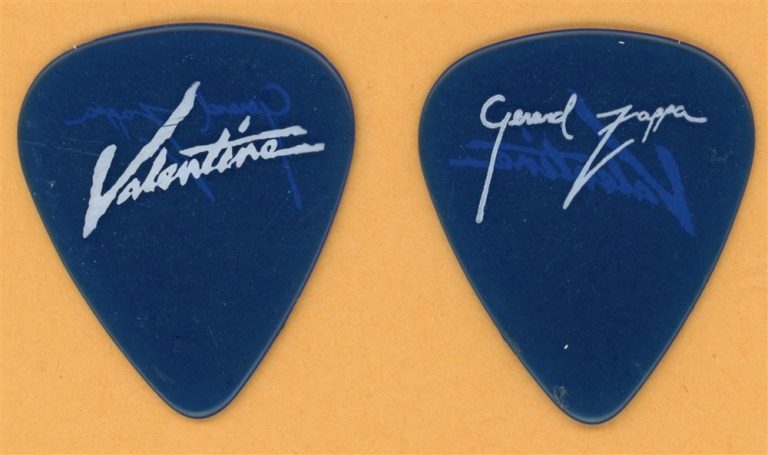 Valentine Gerard Zappa Vintage Guitar Pick - 1989 US Tour