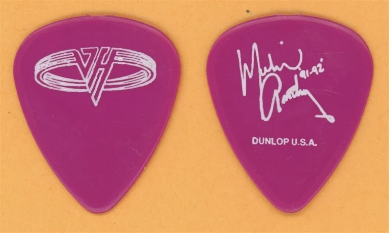 Van Halen Michael Anthony Vintage Guitar Pick - 1991 Carnal Knowledge Tour