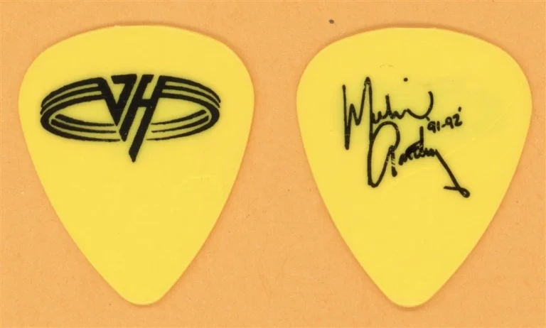 Van Halen Michael Anthony Vintage Guitar Pick - 1991 Carnal Knowledge Tour