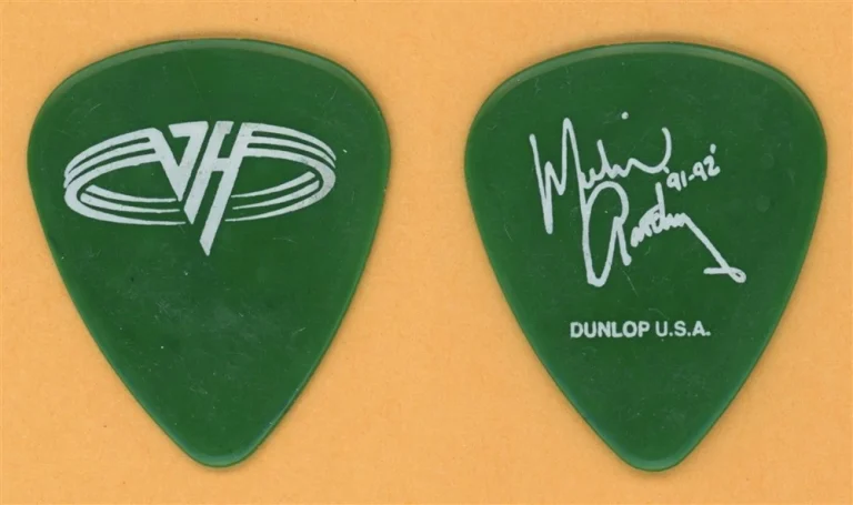 Van Halen Michael Anthony Vintage Guitar Pick - 1991 Carnal Knowledge Tour