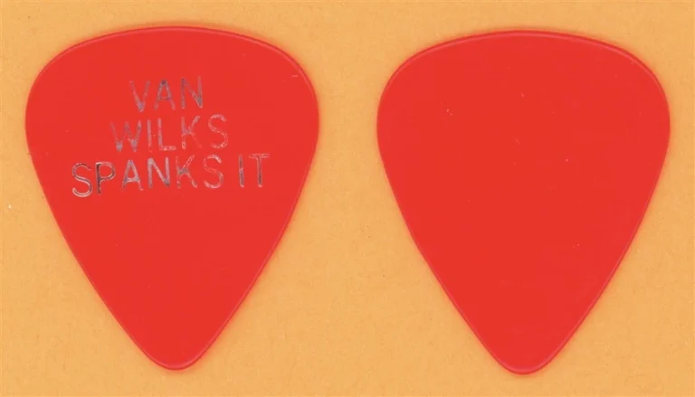 Van Wilks Spanks It Vintage Tour Guitar Pick