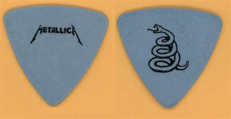 Metallica Jason Newsted Vintage Guitar Pick - 1992 Wherever We May Roam Tour