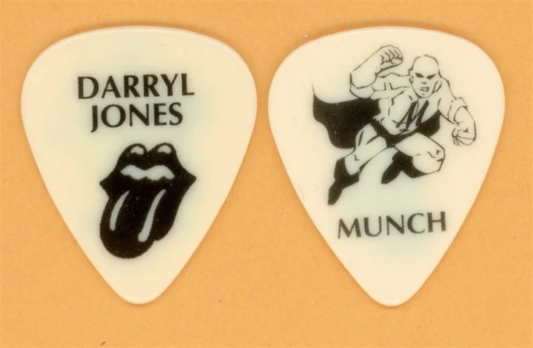 Rolling Stones Darryl Jones Vintage Guitar Pick - 1994 Voodoo Lounge Tour