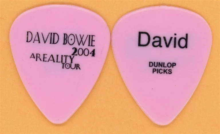 David Bowie Vintage Guitar Pick - 2004 A Reality Tour