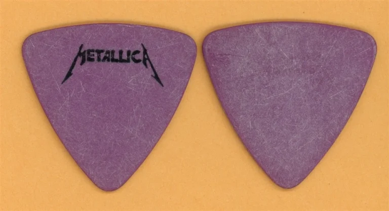 Metallica Jason Newsted Vintage Guitar Pick - 1986 Master of Puppets Tour