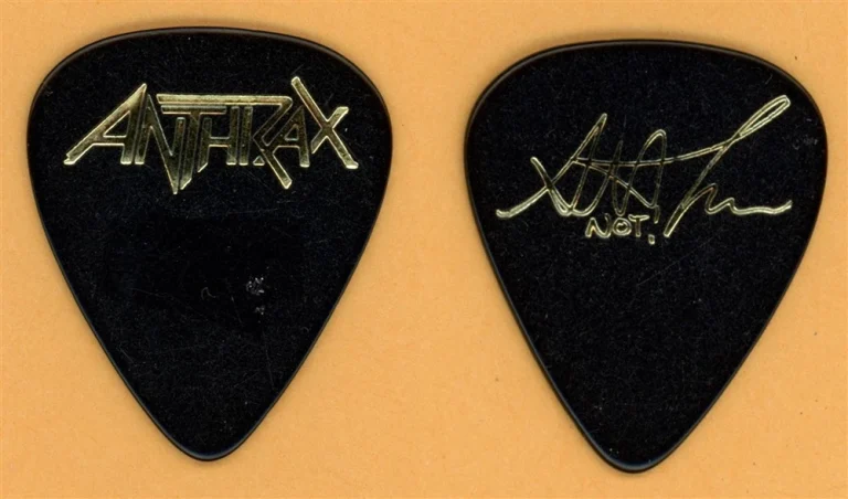 Anthrax Scott Ian Vintage Guitar Pick - 1988 State of Euphoria Tour