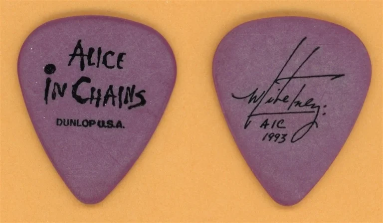 Alice in Chains Mike Inez Vintage Guitar Pick - 1993 Lollapalooza Tour