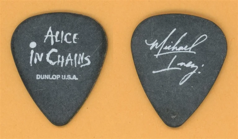 Alice in Chains Mike Inez Vintage Guitar Pick - 1993 Lollapalooza Tour