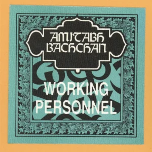 Amitabh Bachchan Concert Tour WORKING Backstage Pass