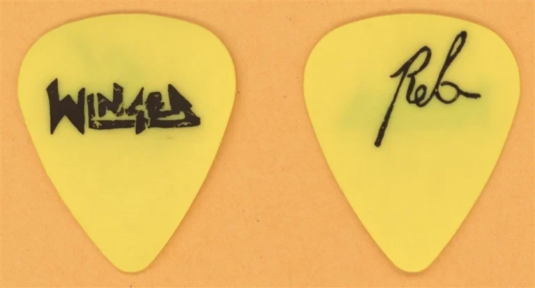 Winger Reb Beach Vintage Guitar Pick - 1993 Pull Tour