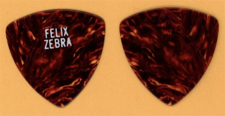 Zebra Felix Hanemann Vintage Guitar Pick - 1984 No Tellin' Lies Tour