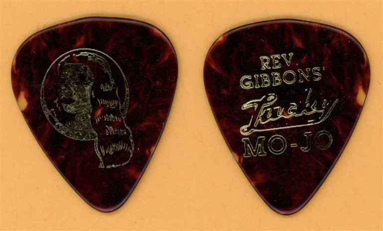 ZZ Top Billy Gibbons Vintage Guitar Pick - 1997 Mean Rhythm Tour
