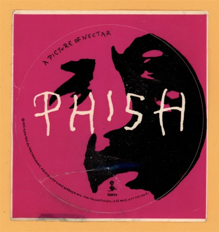 Phish Picture of Nectar Original Vintage Promo Sticker - 1992 Tour