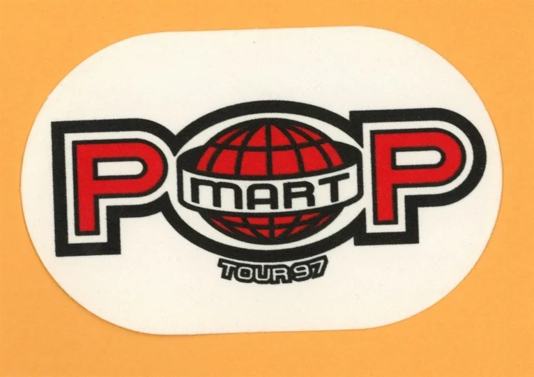 U2 1997 Pop Concert Tour Backstage Pass