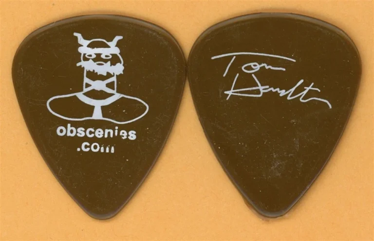 Aerosmith Tom Hamilton Obscenies Vintage Guitar Pick - 2002 Tour