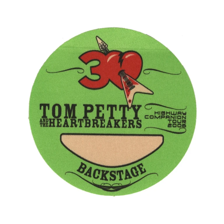 Tom Petty 2006 Highway Companion Concert Tour Backstage Backstage Pass