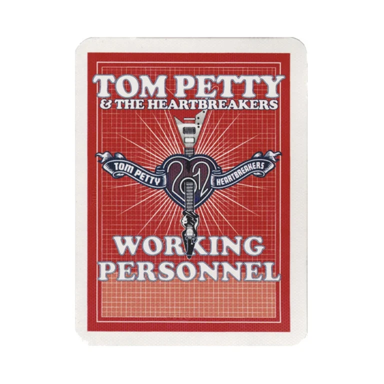 Tom Petty 2012 Concert Tour Working Backstage Pass
