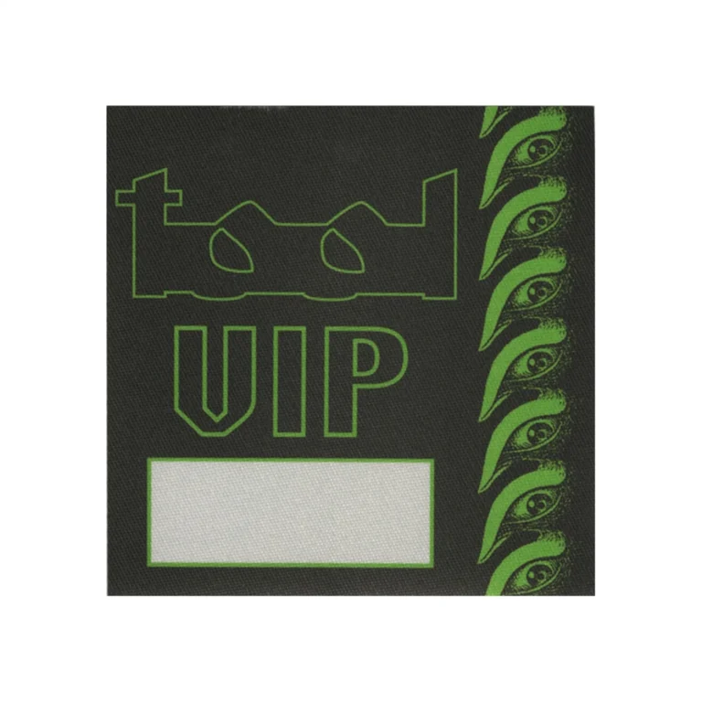 Tool 2001 Lateralus Concert Tour VIP Backstage Pass