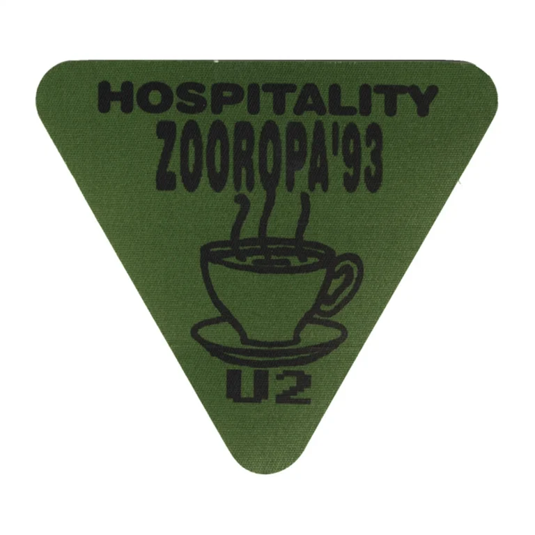U2 1993 Zooropa Concert Tour Hospitality Backstage Pass