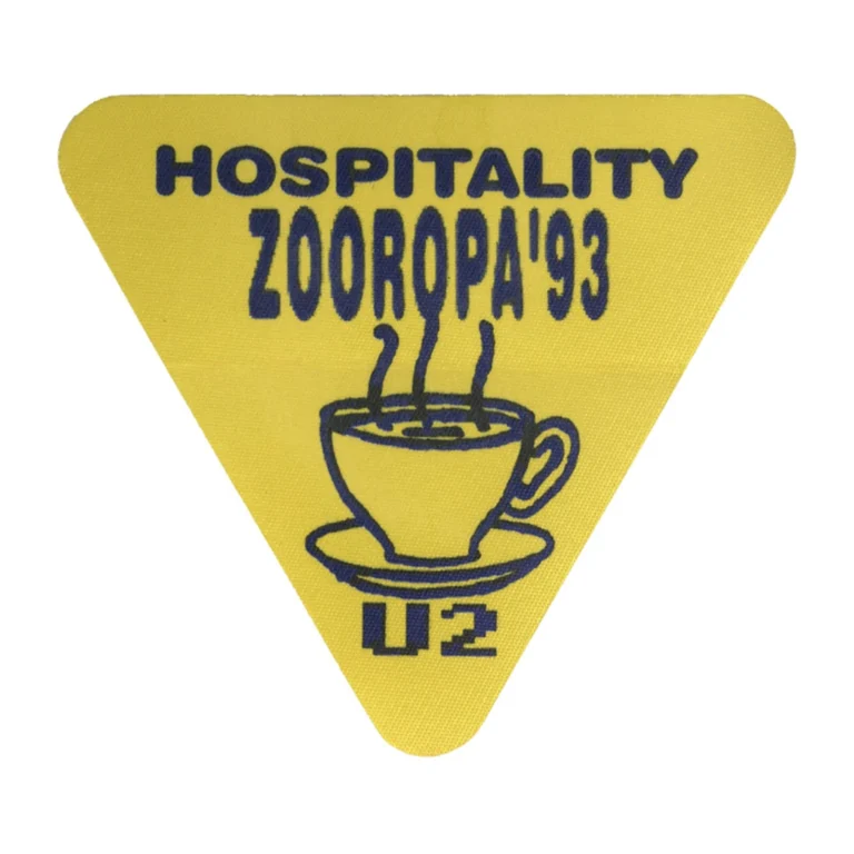 U2 1993 Zooropa Concert Tour Hospitality Backstage Pass
