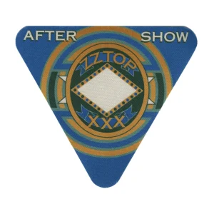 ZZ Top 1999 XXX Concert Tour Aftershow Backstage Pass