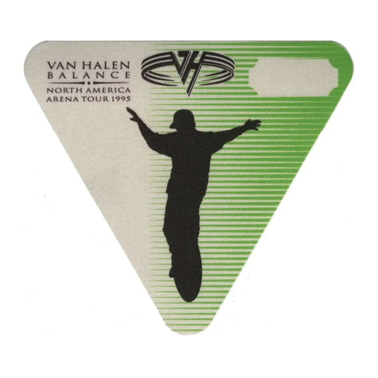 Van Halen 1995 Balance Concert Tour After Show Backstage Pass