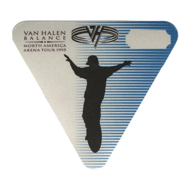 Van Halen 1995 Balance Concert Tour After Show Backstage Pass