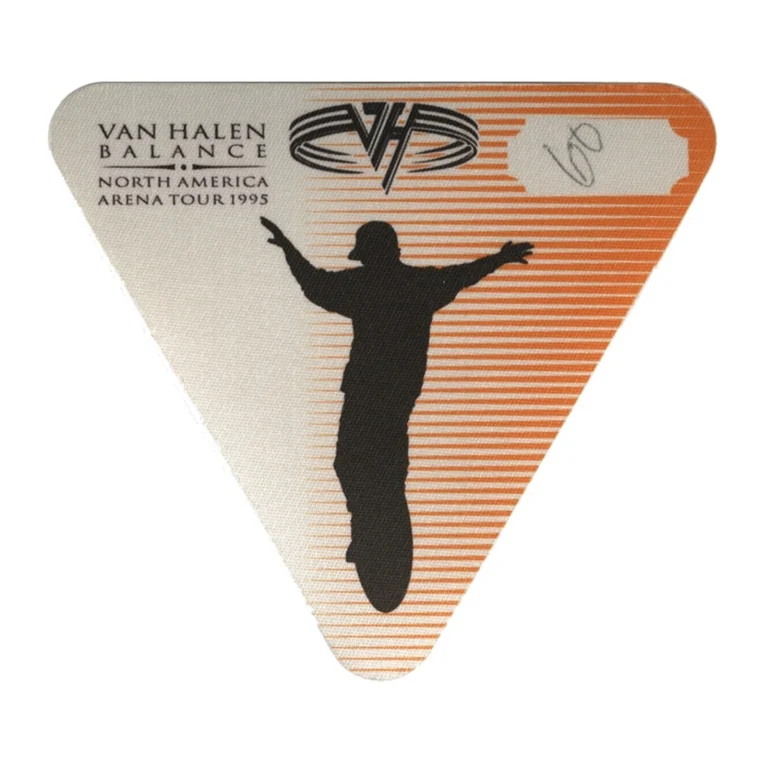 Van Halen 1995 Balance Concert Tour After Show Backstage Pass