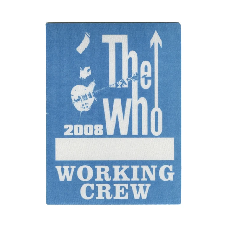 The Who 2008 Endless Wire Concert Tour Working Backstage Pass
