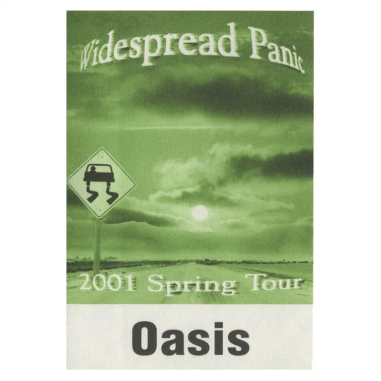 Widespread Panic 2001 Don't Tell the Band Concert Tour Oasis Backstage Pass