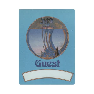 Yes 1991 Union Concert Tour Guest Backstage Pass