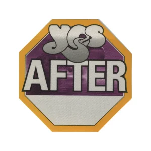 Yes 2002 Magnification Concert Tour Aftershow Backstage Pass