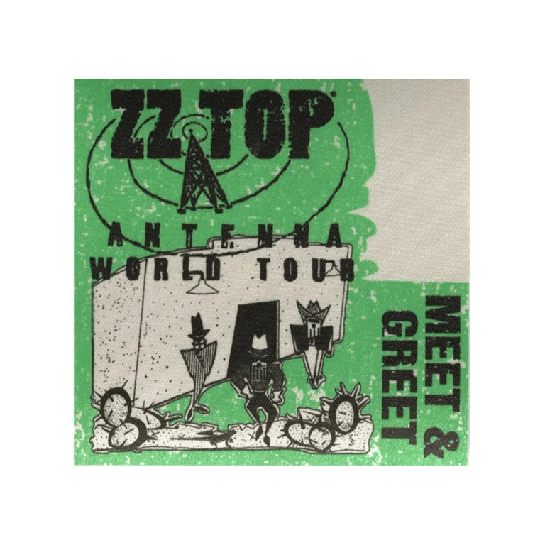 ZZ Top 1994 Antenna Concert Tour Meet & Greet Backstage Pass