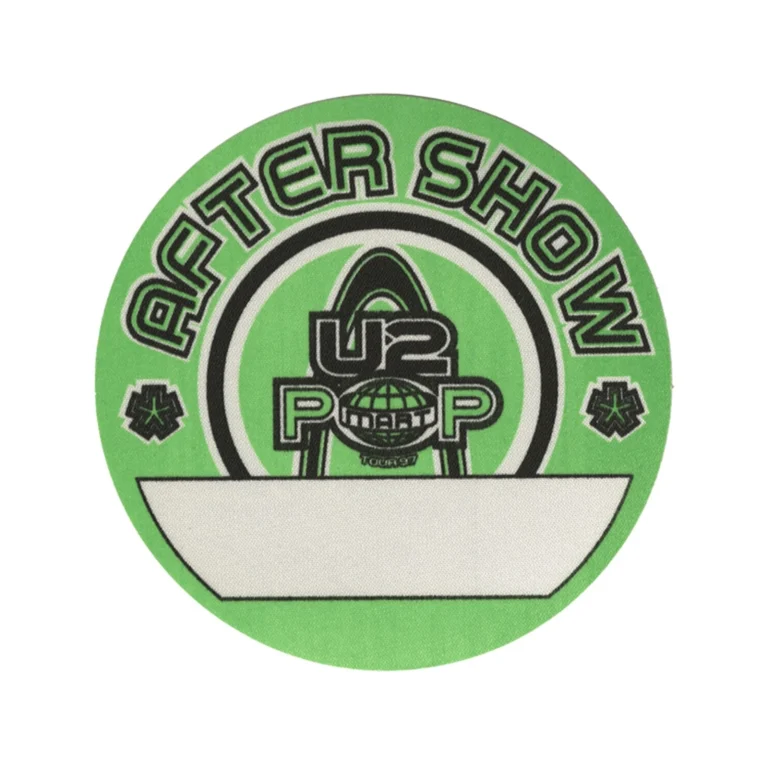 U2 1997 Pop Concert Tour Aftershow Backstage Pass