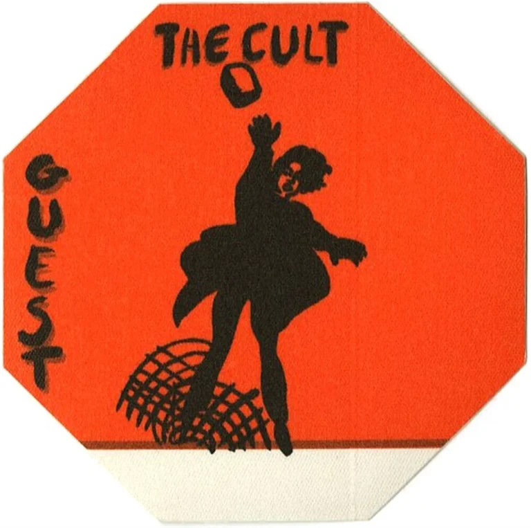 The Cult 1994 Concert Tour Guest Backstage Pass